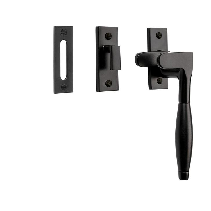 Raamsluiting Klassiek ventilatiestand mat zwart rechts -..., Doe-het-zelf en Verbouw, Hang- en Sluitwerk, Schuif of Grendel, Nieuw