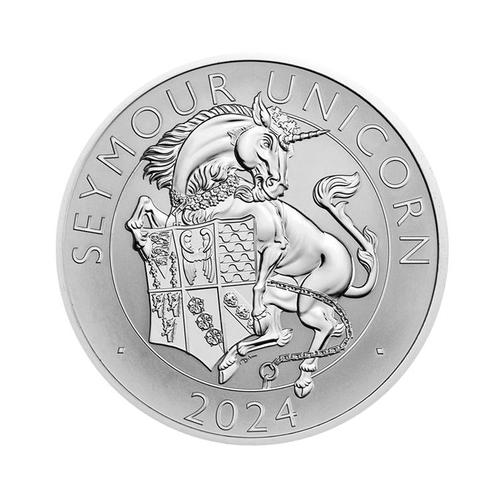 2-delige set en Tudor Beasts Seymour Unicorn 2024 Proof, Postzegels en Munten, Edelmetalen en Baren, Verzenden