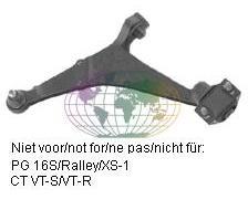 CITROEN SAXO, 1996-1999 - DRAAGARM, vooras, onder, comple..., Auto-onderdelen, Verlichting, Nieuw, Citroën, Verzenden