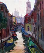 Pascual Bueno Ferrer (1930) - Canal veneciano, Antiek en Kunst, Kunst | Schilderijen | Klassiek