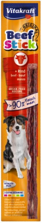 Beef-Stick rund hond 12 gram - Vitakraft, Dieren en Toebehoren, Honden | Herdershonden en Veedrijvers