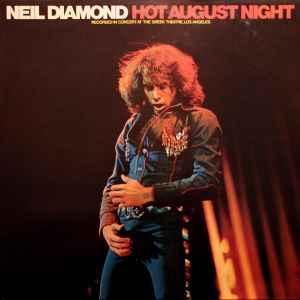 LP gebruikt - Neil Diamond - Hot August Night, Cd's en Dvd's, Vinyl | Rock, Zo goed als nieuw, Verzenden