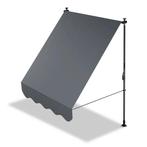Klemluifel Kapstadt - 150x120 cm - Grijs, Tuin en Terras, Zonneschermen, Verzenden, Nieuw