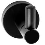 REA Wandmodel handdoekhouder - rond - mat zwart - 5 x 5.5 cm, Ophalen of Verzenden, Nieuw