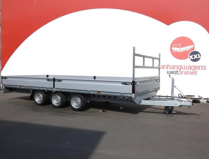 100+ plateauwagens v.a. €1422,- ** Geen levertijd **, Auto diversen, Aanhangers en Bagagewagens, Nieuw, Ophalen of Verzenden