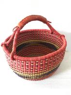 Aanbieding  / Afrikaanse geweven mand uit Ghana, Mand, Verzenden, Rond, Nieuw