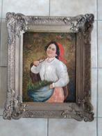 Europese school (XX) - Boerenmeisje, Antiek en Kunst, Kunst | Schilderijen | Klassiek