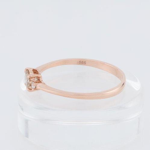 Zonder Minimumprijs - Ring - 14 karaat Roségoud - 1.31ct., Sieraden, Tassen en Uiterlijk, Ringen