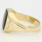 Ring - 14 karaat Geel goud - Onyx, Nieuw