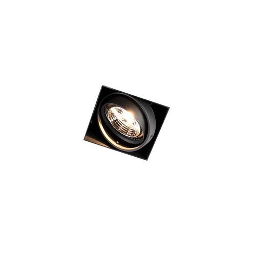 Inbouwspot zwart GU10 AR70 trimless - Oneon, Huis en Inrichting, Lampen | Spots, Nieuw, Overige materialen