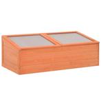 vidaXL Tuinkas 100x50x34 cm hout, Tuin en Terras, Kassen, Verzenden, Nieuw