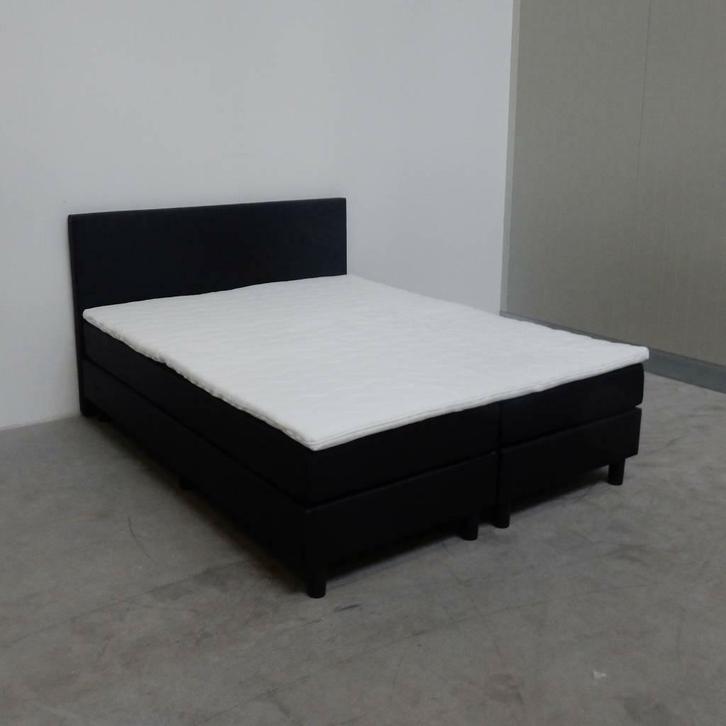 Boxspring Bravo 70 x 210 Stof Antraciet €229,90 *Outlet*, Huis en Inrichting, Slaapkamer | Boxsprings, 70 cm of minder, 210 cm