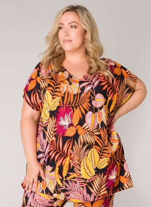 COLLETTA tuniek bloem print Maat:, Kleding | Dames, Blouses en Tunieken, Overige kleuren, Nieuw, Verzenden