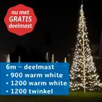 Fairybell 6 meter 900 leds warm white (met GRATIS deelmast, Verzenden, Nieuw