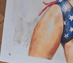 Marilyn Monroe as Wonder Woman - Vintage Pin Up edition by, Nieuw