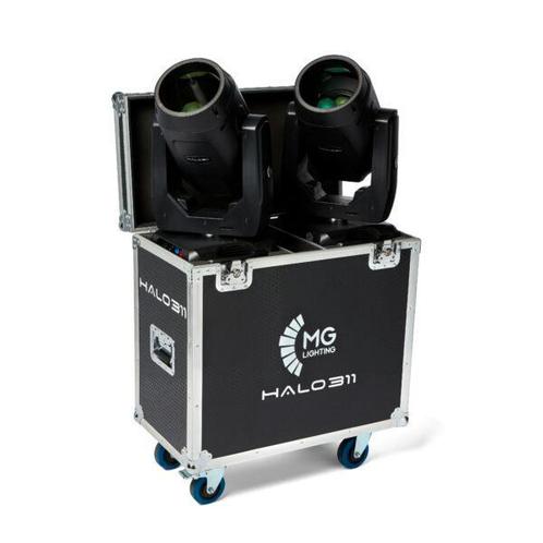 MGLIGHTING - HALO311 movinghead OSRAM ( 2 stuks incl case ), Muziek en Instrumenten, Licht en Laser, Licht, Nieuw, Geluidgestuurd