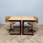 complete schoolset Galvanitas 10 stuks tafels + stoelen, Ophalen of Verzenden, Gebruikt, Vijf, Zes of meer stoelen