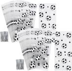 Voetbal party set zwart/wit 60-delig, Verzenden, Nieuw, Overige typen