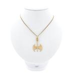 Gouden hanger van een labrys. (Hanger of bedel), Ophalen of Verzenden, Gebruikt, Goud, Overige merken