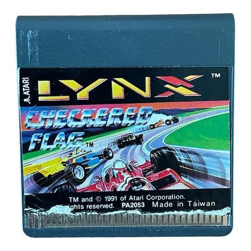 Checkered Flag (Losse Cassette) (Atari Lynx) (TWEEDEHANDS), Spelcomputers en Games, Spelcomputers | Atari, Verzenden