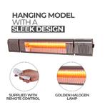 MaxxGarden Hangende terrasverwarmer - Bluetooth met speak..., Tuin en Terras, Terrasverwarmers, Verzenden, Nieuw