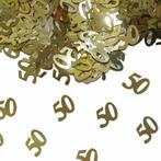 Tafelconfetti 50 Jaar Goud 1cm 600st, Hobby en Vrije tijd, Feestartikelen, Verzenden, Nieuw