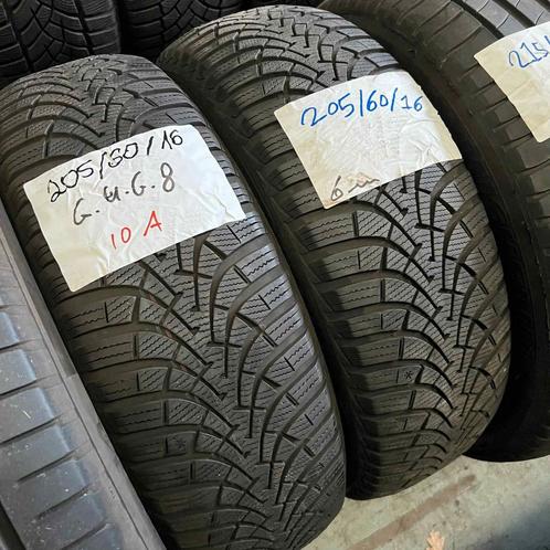 2 x Goodyear UltraGrip 8 205-60-16 Winterbanden 6mm, Auto-onderdelen, Banden en Velgen, 16 inch, Winterbanden, 205 mm, Personenwagen