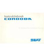 1993 SEAT CÓRDOBA INSTRUCTIEBOEKJE NEDERLANDS, Auto diversen, Handleidingen en Instructieboekjes