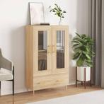 vidaXL buffetkast 69,5x31x115 cm bewerkt hout sonoma, Huis en Inrichting, Verzenden, 100 tot 150 cm, Nieuw, 50 tot 100 cm