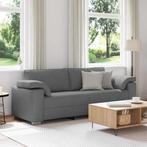 vidaXL 3-Zits Bank Donkergrijs 178 cm Stof, Verzenden, Minder dan 150 cm, Stof, Driepersoons
