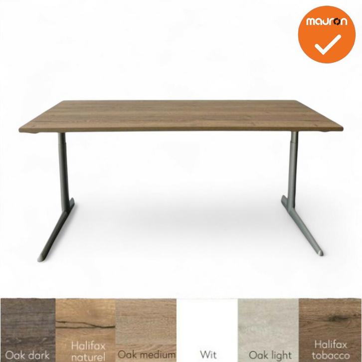 Ahrend 500 bureau – Slinger verstelbaar – Nieuw blad –, Zakelijke goederen, Kantoor en Winkelinrichting | Kantoormeubilair en Inrichting