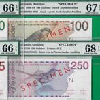 Nederlandse Antillen. 10, 25, 100 and 250 gulden 1986