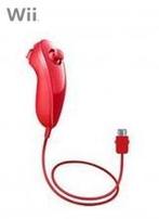MarioWii.nl: Wii Nunchuk Rood ORIGINEEL - iDEAL!, Spelcomputers en Games, Spelcomputers | Nintendo Wii, Ophalen of Verzenden, Zo goed als nieuw