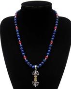 Lapis lazuli - Boeddhistische ketting - Dorje/Vajra -