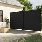 vidaXL Tuinscherm uittrekbaar 220x1200 cm zwart, Verzenden, Nieuw