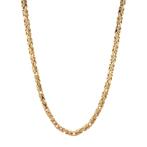 Gouden konings collier 65.5 cm 14 karaat, Verzenden, Zo goed als nieuw, Goud, Goud