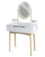 Bureau Make Up Tafel | 80cm | Wit MDF | Beste Prijs, Ophalen of Verzenden, Nieuw