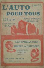 1922 L'auto Pour Tous instructieboekje nummer 39, Verzenden