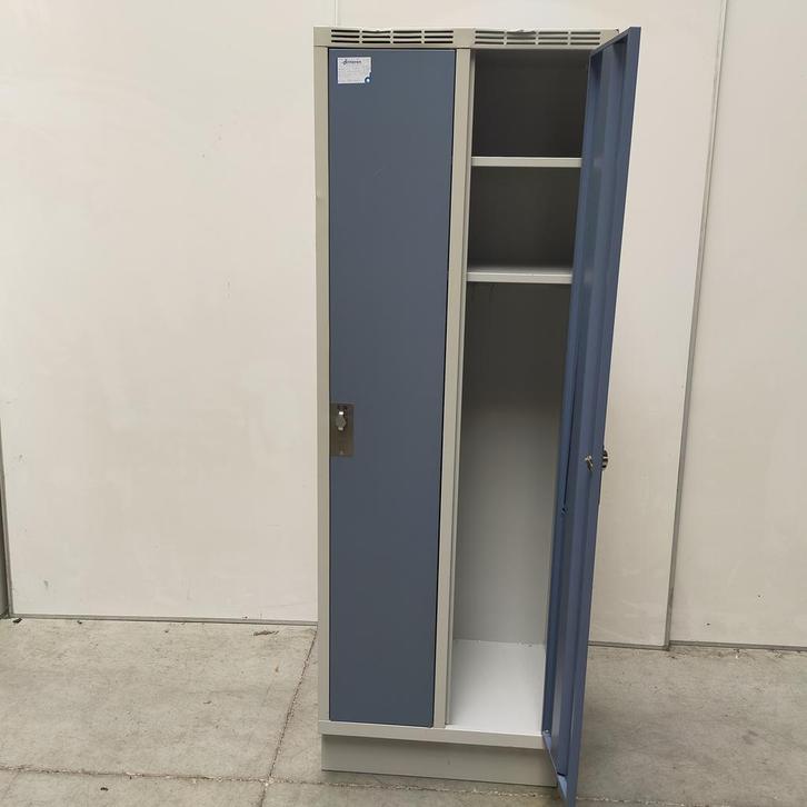 2-deurs Oostwoud kledinglocker - 185x63x50 cm, Huis en Inrichting, Kasten | Lockerkasten, Ophalen of Verzenden