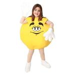 M&M kostuum geel kind, Verzenden, Nieuw, Feestartikel