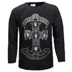 Guns N’ Roses Cross Dip Dye Longsleeve T-Shirt - Officiële, Verzenden, Nieuw