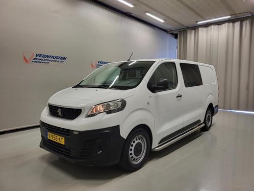 Peugeot Expert 2.0BlueHDI 123pk L3/H1 Dubbele Cabine Euro 6!, Auto's, Bestelauto's, Onderhoudsboekje, Lease, Handgeschakeld, Wit