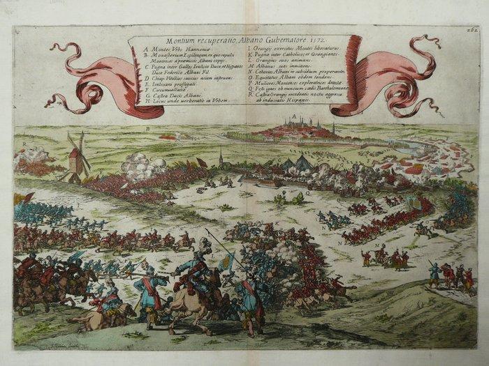 België - Mons / Bergen; F. Strada / Francisci Corbelletti -, Boeken, Atlassen en Landkaarten