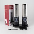 2dekans | Nimma Elektrische Peper en Zoutmolen - Set - Incl, Ophalen of Verzenden, Zo goed als nieuw