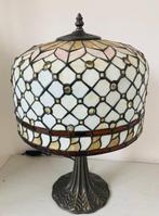 Lamp - brons, glas, Antiek en Kunst