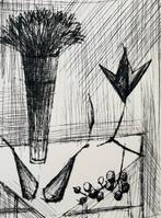 Bernard Buffet (1928-1999) - Nature-morte - Pointe-sèche, Antiek en Kunst