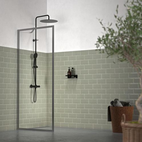 Aanbieding: Inloopdouche Sealskin Contour Type A3 98x200 cm,, Doe-het-zelf en Verbouw, Sanitair, Ophalen of Verzenden