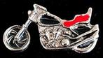 Motorfiets pin- supergroot maat 55x30 mm., Verzamelen, Speldjes, Pins en Buttons, Verzenden, Nieuw, Transport, Speldje of Pin