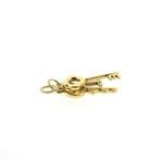 Gouden hanger van een sleutelbos (sleutelhanger), Ophalen of Verzenden, Gebruikt, Goud, Overige merken