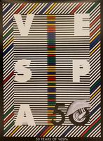 Milton Glaser - 50 YEARS OF VESPA - Jaren 1990, Antiek en Kunst, Kunst | Tekeningen en Foto's